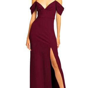Sachin+Babi Brittany Gown - DEEP WINE COLOR